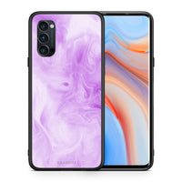Thumbnail for Θήκη Oppo Reno4 Pro 5G Lavender Watercolor από τη Smartfits με σχέδιο στο πίσω μέρος και μαύρο περίβλημα | Oppo Reno4 Pro 5G Lavender Watercolor case with colorful back and black bezels