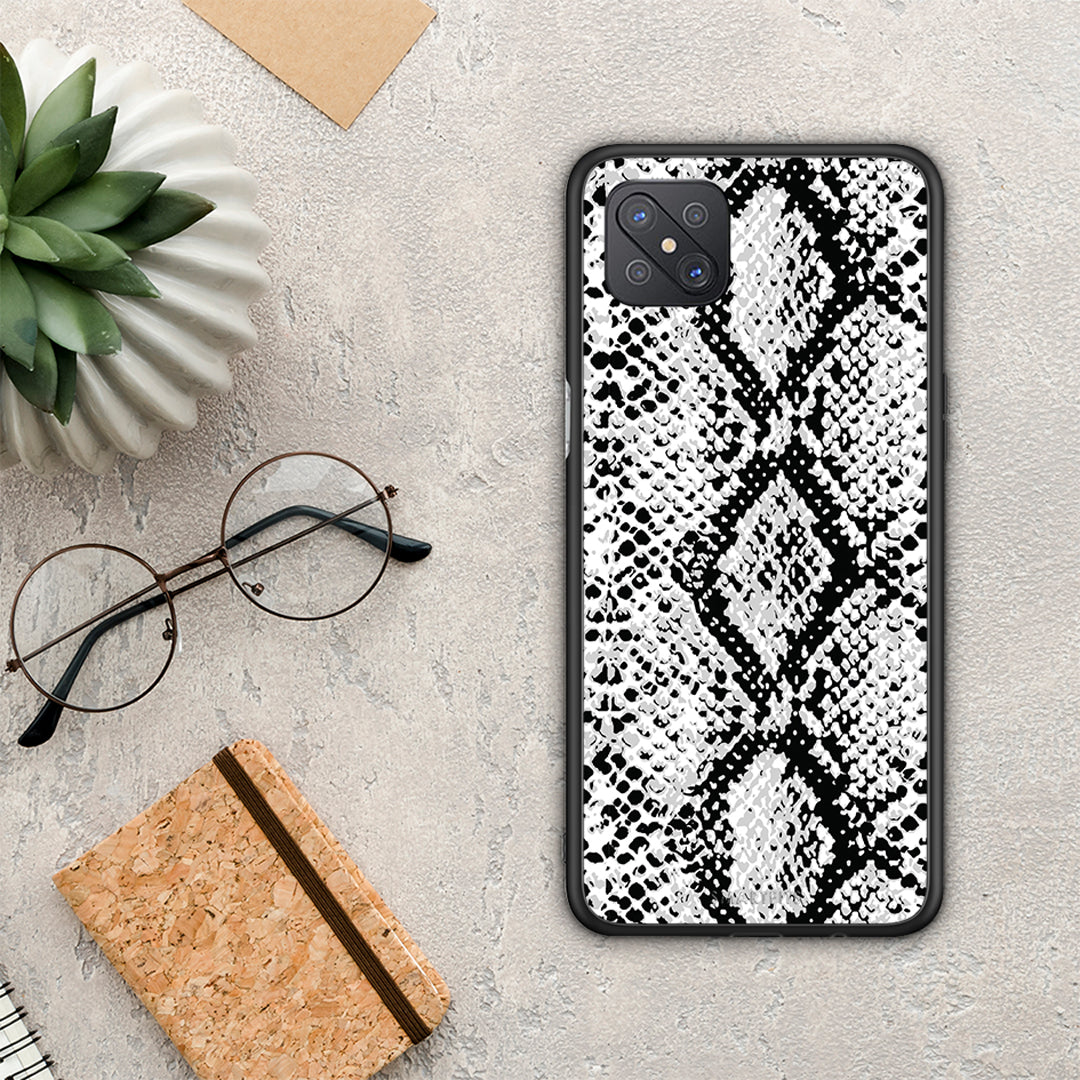 Animal White Snake - Oppo Reno4 Z 5G / A92S case