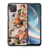 Thumbnail for Θήκη Oppo Reno4 Z 5G Anime Collage από τη Smartfits με σχέδιο στο πίσω μέρος και μαύρο περίβλημα | Oppo Reno4 Z 5G Anime Collage case with colorful back and black bezels