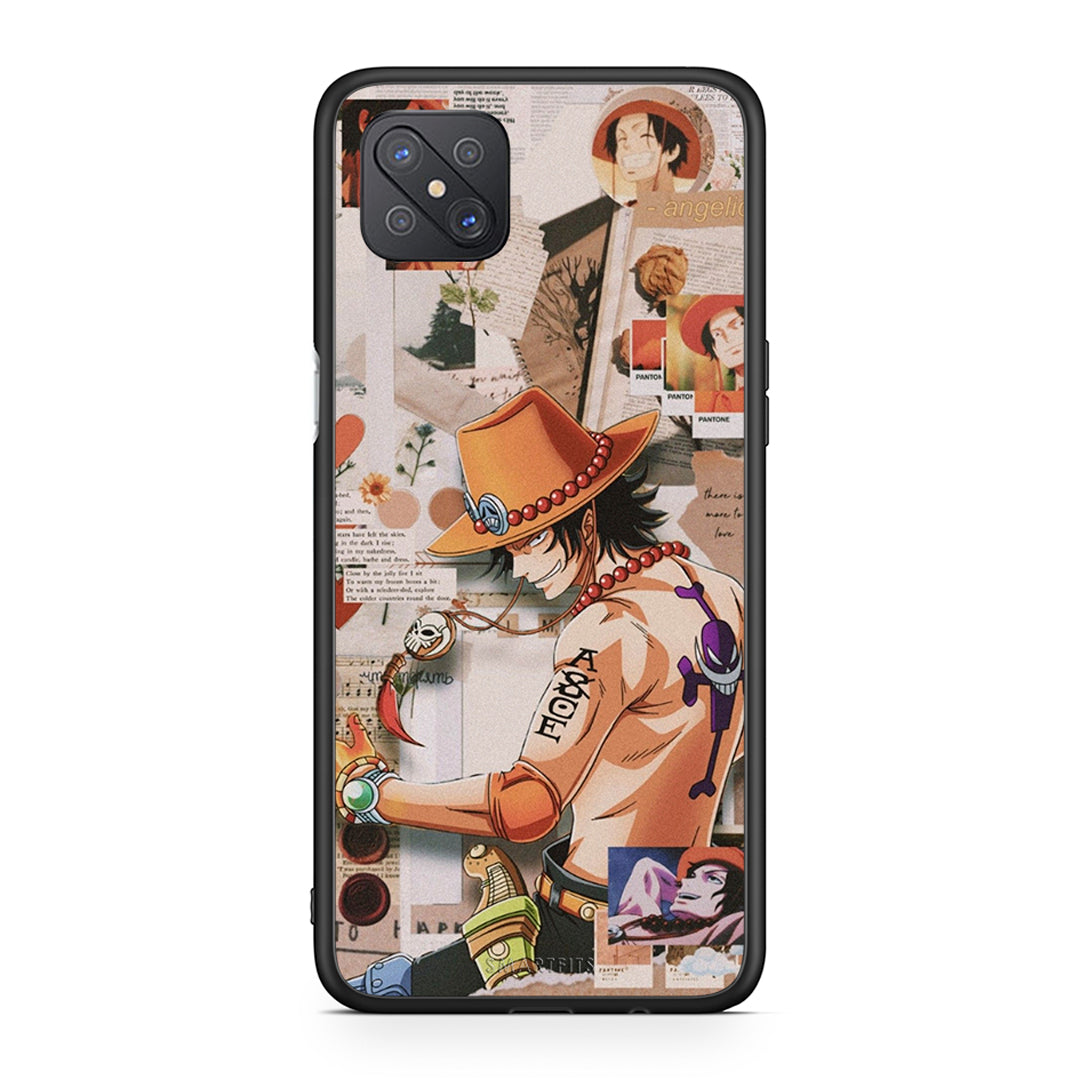 Oppo Reno4 Z 5G Anime Collage θήκη από τη Smartfits με σχέδιο στο πίσω μέρος και μαύρο περίβλημα | Smartphone case with colorful back and black bezels by Smartfits