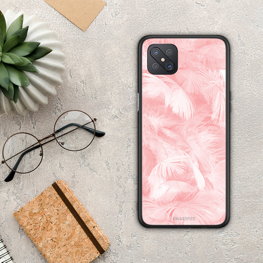 Boho Pink Feather - Oppo Reno4 Z 5G / A92S case