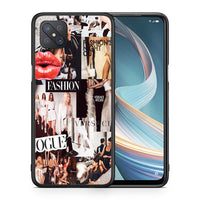 Thumbnail for Θήκη Αγίου Βαλεντίνου Oppo Reno4 Z 5G Collage Fashion από τη Smartfits με σχέδιο στο πίσω μέρος και μαύρο περίβλημα | Oppo Reno4 Z 5G Collage Fashion case with colorful back and black bezels