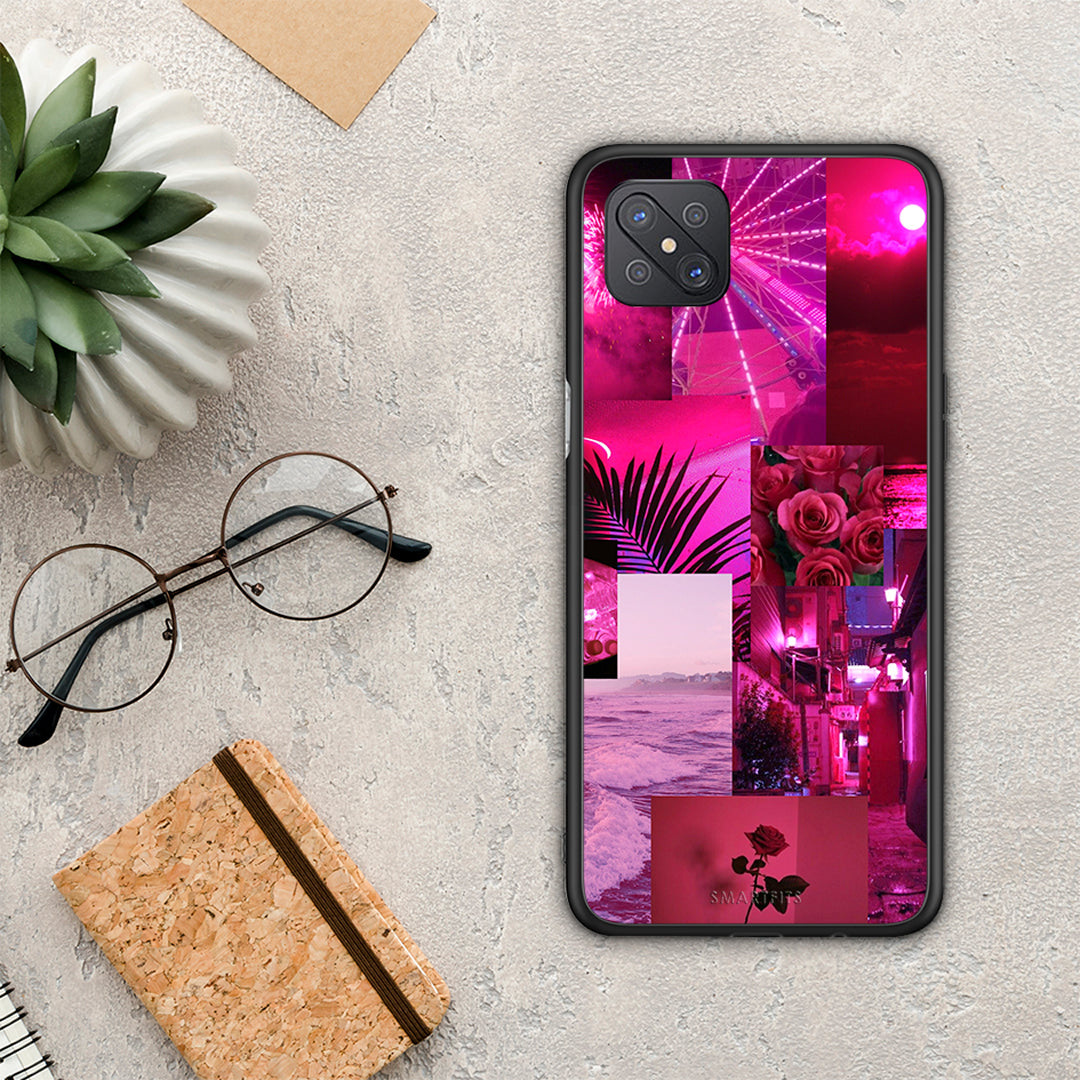 Collage Red Roses - Oppo Reno4 Z 5G / A92S case