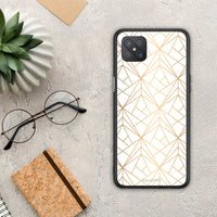 Thumbnail for Geometric Luxury White - Oppo Reno4 Z 5G / A92S case