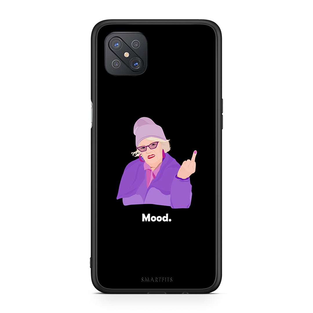 Oppo Reno4 Z 5G Grandma Mood Black θήκη από τη Smartfits με σχέδιο στο πίσω μέρος και μαύρο περίβλημα | Smartphone case with colorful back and black bezels by Smartfits