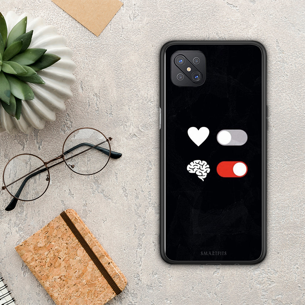 Heart vs Brain - Oppo Reno4 Z 5G / A92S case