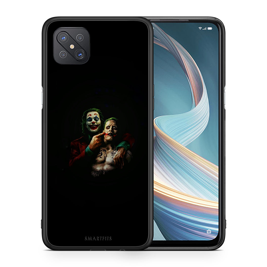 Θήκη Oppo Reno4 Z 5G Clown Hero από τη Smartfits με σχέδιο στο πίσω μέρος και μαύρο περίβλημα | Oppo Reno4 Z 5G Clown Hero case with colorful back and black bezels