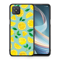 Thumbnail for Θήκη Oppo Reno4 Z 5G Lemons από τη Smartfits με σχέδιο στο πίσω μέρος και μαύρο περίβλημα | Oppo Reno4 Z 5G Lemons case with colorful back and black bezels