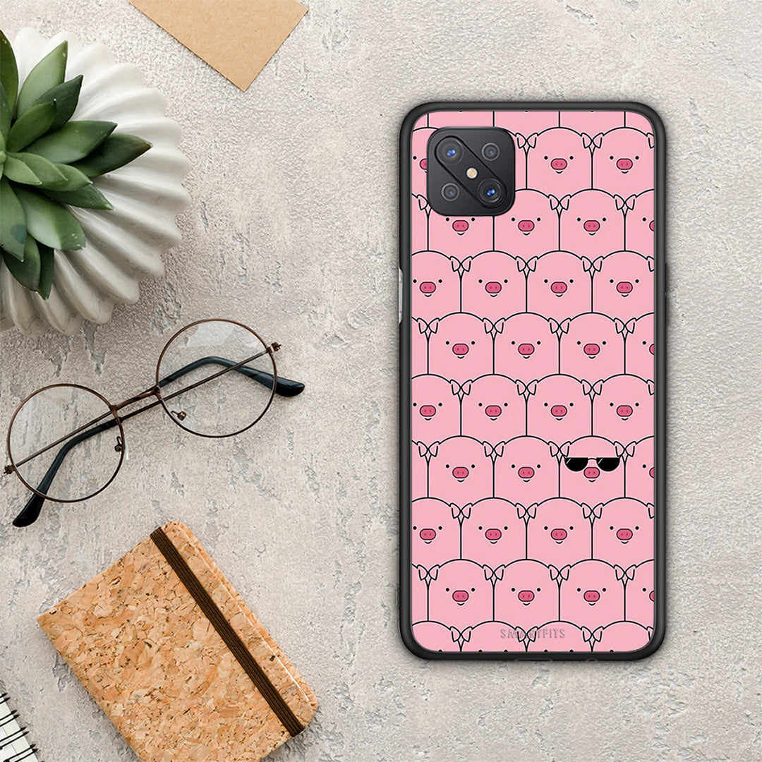 Pig Glasses - Oppo Reno4 Z 5G / A92S case