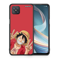 Thumbnail for Θήκη Oppo Reno4 Z 5G Pirate Luffy από τη Smartfits με σχέδιο στο πίσω μέρος και μαύρο περίβλημα | Oppo Reno4 Z 5G Pirate Luffy case with colorful back and black bezels