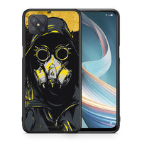 Thumbnail for Θήκη Oppo Reno4 Z 5G Mask PopArt από τη Smartfits με σχέδιο στο πίσω μέρος και μαύρο περίβλημα | Oppo Reno4 Z 5G Mask PopArt case with colorful back and black bezels