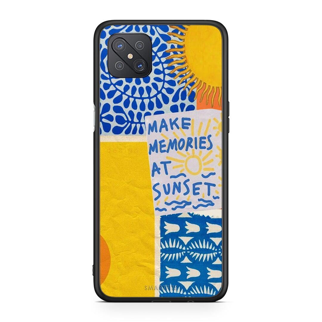 Oppo Reno4 Z 5G Sunset Memories Θήκη από τη Smartfits με σχέδιο στο πίσω μέρος και μαύρο περίβλημα | Smartphone case with colorful back and black bezels by Smartfits