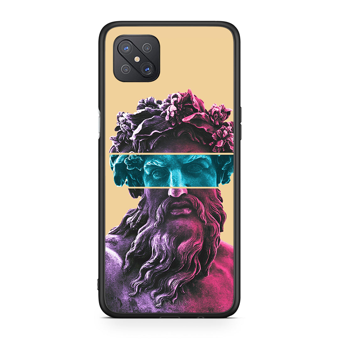 Oppo Reno4 Z 5G Zeus Art Θήκη Αγίου Βαλεντίνου από τη Smartfits με σχέδιο στο πίσω μέρος και μαύρο περίβλημα | Smartphone case with colorful back and black bezels by Smartfits