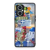 Thumbnail for Θήκη Oppo Reno7 Lite All Greek από τη Smartfits με σχέδιο στο πίσω μέρος και μαύρο περίβλημα | Oppo Reno7 Lite All Greek Case with Colorful Back and Black Bezels