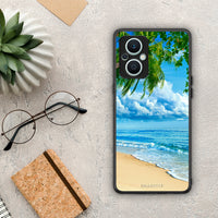 Thumbnail for Θήκη Oppo Reno7 Lite Beautiful Beach από τη Smartfits με σχέδιο στο πίσω μέρος και μαύρο περίβλημα | Oppo Reno7 Lite Beautiful Beach Case with Colorful Back and Black Bezels