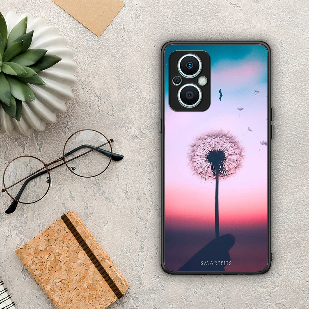 Θήκη Oppo Reno7 Lite Boho Wish από τη Smartfits με σχέδιο στο πίσω μέρος και μαύρο περίβλημα | Oppo Reno7 Lite Boho Wish Case with Colorful Back and Black Bezels