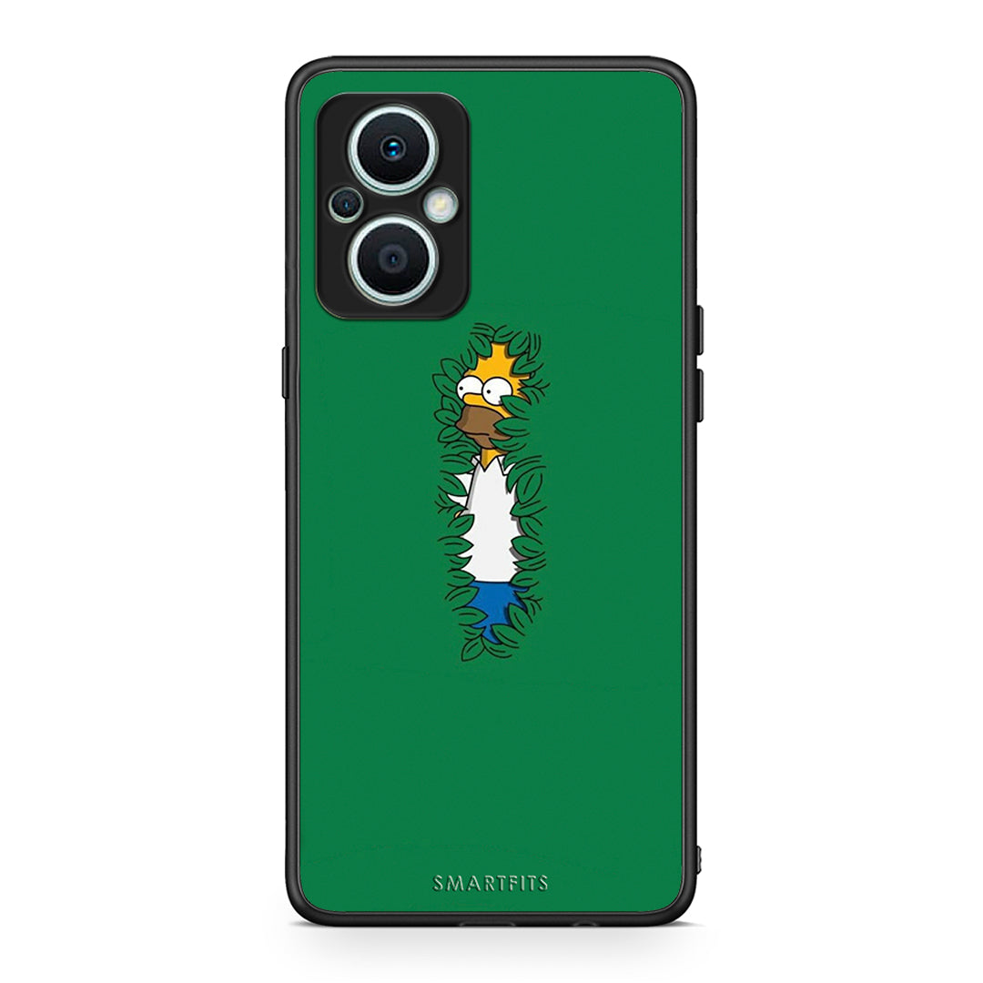 Θήκη Oppo Reno7 Lite Bush Man από τη Smartfits με σχέδιο στο πίσω μέρος και μαύρο περίβλημα | Oppo Reno7 Lite Bush Man Case with Colorful Back and Black Bezels