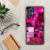 Thumbnail for Θήκη Oppo Reno7 Lite Collage Red Roses από τη Smartfits με σχέδιο στο πίσω μέρος και μαύρο περίβλημα | Oppo Reno7 Lite Collage Red Roses Case with Colorful Back and Black Bezels
