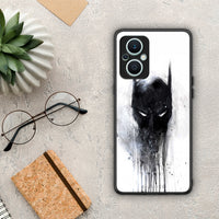 Thumbnail for Θήκη Oppo Reno7 Lite Hero Paint Bat από τη Smartfits με σχέδιο στο πίσω μέρος και μαύρο περίβλημα | Oppo Reno7 Lite Hero Paint Bat Case with Colorful Back and Black Bezels