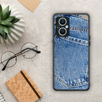 Thumbnail for Θήκη Oppo Reno7 Lite Jeans Pocket από τη Smartfits με σχέδιο στο πίσω μέρος και μαύρο περίβλημα | Oppo Reno7 Lite Jeans Pocket Case with Colorful Back and Black Bezels