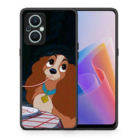 Thumbnail for Θήκη Oppo Reno7 Lite Lady And Tramp 2 από τη Smartfits με σχέδιο στο πίσω μέρος και μαύρο περίβλημα | Oppo Reno7 Lite Lady And Tramp 2 Case with Colorful Back and Black Bezels