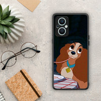 Thumbnail for Θήκη Oppo Reno7 Lite Lady And Tramp 2 από τη Smartfits με σχέδιο στο πίσω μέρος και μαύρο περίβλημα | Oppo Reno7 Lite Lady And Tramp 2 Case with Colorful Back and Black Bezels