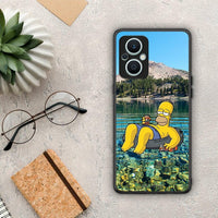 Thumbnail for Θήκη Oppo Reno7 Lite Summer Happiness από τη Smartfits με σχέδιο στο πίσω μέρος και μαύρο περίβλημα | Oppo Reno7 Lite Summer Happiness Case with Colorful Back and Black Bezels