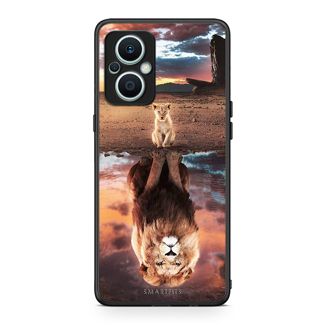 Θήκη Oppo Reno7 Lite Sunset Dreams από τη Smartfits με σχέδιο στο πίσω μέρος και μαύρο περίβλημα | Oppo Reno7 Lite Sunset Dreams Case with Colorful Back and Black Bezels