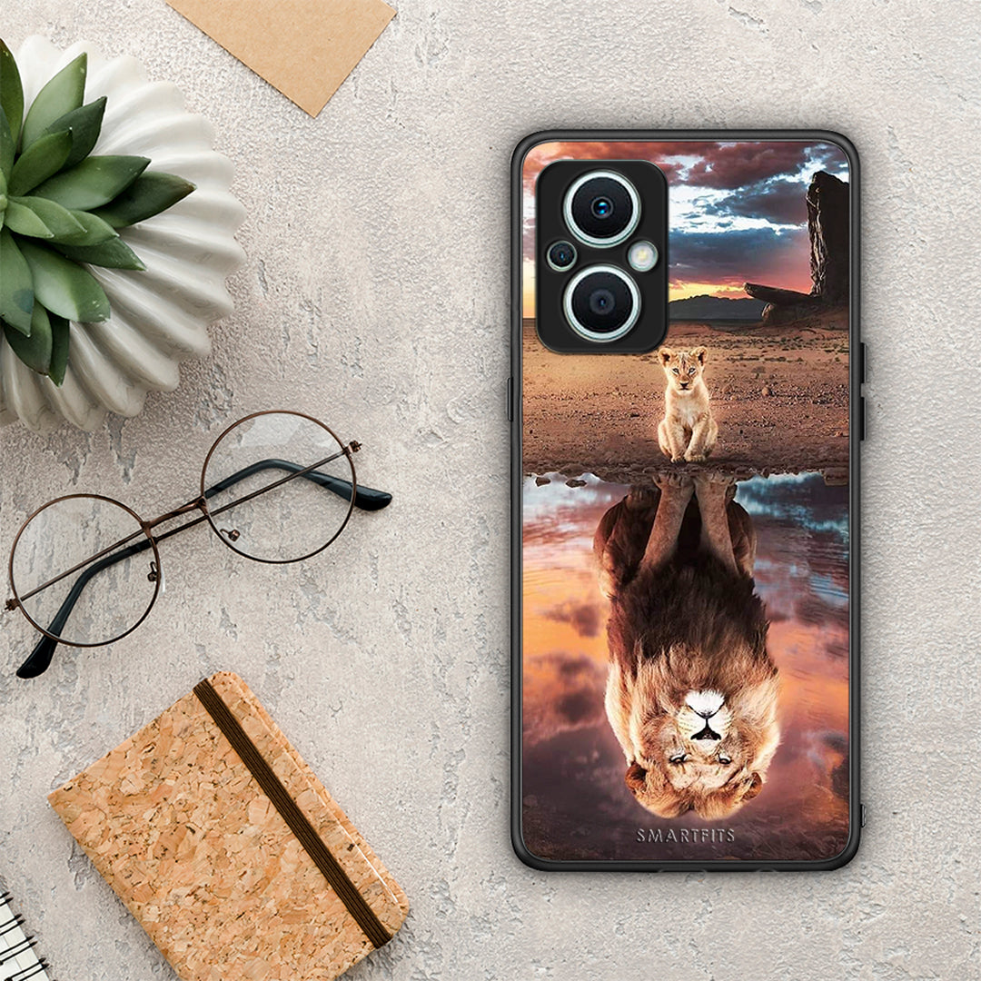 Θήκη Oppo Reno7 Lite Sunset Dreams από τη Smartfits με σχέδιο στο πίσω μέρος και μαύρο περίβλημα | Oppo Reno7 Lite Sunset Dreams Case with Colorful Back and Black Bezels