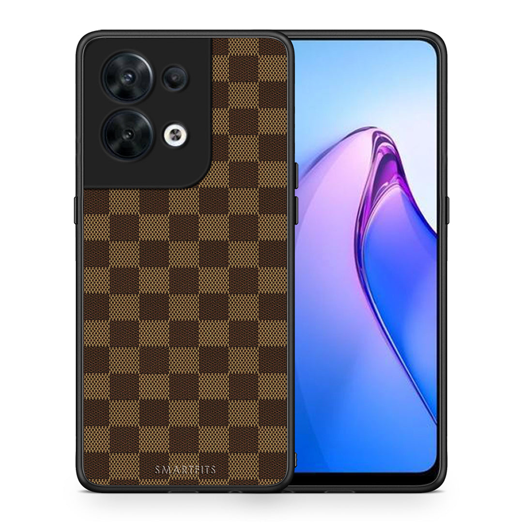 Θήκη Oppo Reno8 5G Designer Glamour από τη Smartfits με σχέδιο στο πίσω μέρος και μαύρο περίβλημα | Oppo Reno8 5G Designer Glamour Case with Colorful Back and Black Bezels