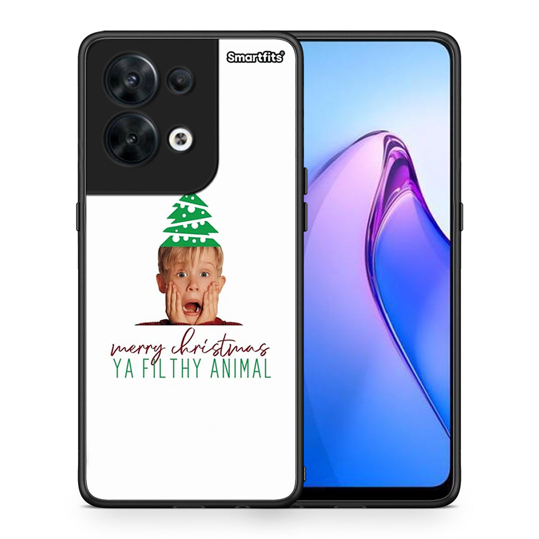 Θήκη Oppo Reno8 5G Filthy Animal από τη Smartfits με σχέδιο στο πίσω μέρος και μαύρο περίβλημα | Oppo Reno8 5G Filthy Animal Case with Colorful Back and Black Bezels