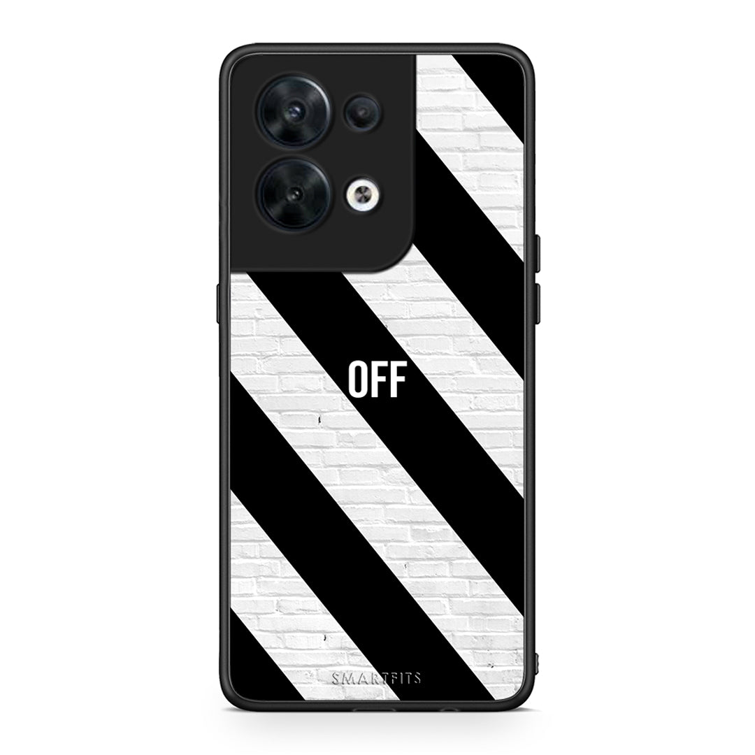 Θήκη Oppo Reno8 5G Get Off από τη Smartfits με σχέδιο στο πίσω μέρος και μαύρο περίβλημα | Oppo Reno8 5G Get Off Case with Colorful Back and Black Bezels