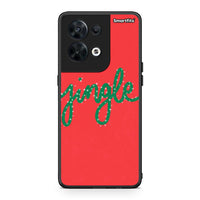 Thumbnail for Θήκη Oppo Reno8 5G Jingle Xmas από τη Smartfits με σχέδιο στο πίσω μέρος και μαύρο περίβλημα | Oppo Reno8 5G Jingle Xmas Case with Colorful Back and Black Bezels