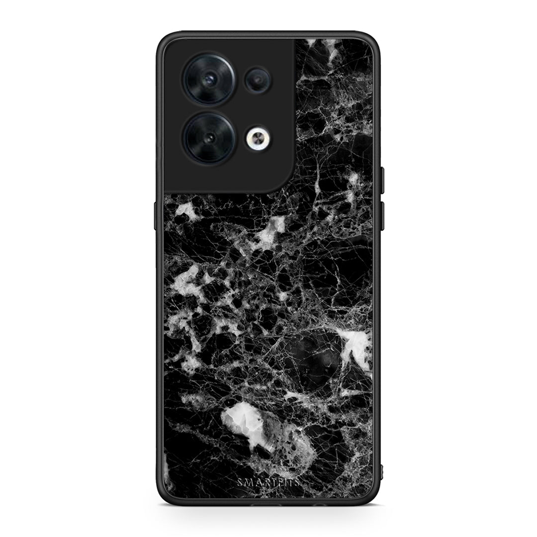 Θήκη Oppo Reno8 5G Marble Male από τη Smartfits με σχέδιο στο πίσω μέρος και μαύρο περίβλημα | Oppo Reno8 5G Marble Male Case with Colorful Back and Black Bezels