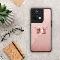 Thumbnail for Θήκη Oppo Reno8 5G Minimal Crown από τη Smartfits με σχέδιο στο πίσω μέρος και μαύρο περίβλημα | Oppo Reno8 5G Minimal Crown Case with Colorful Back and Black Bezels