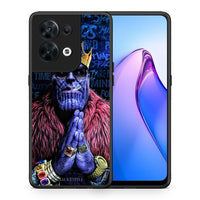 Thumbnail for Θήκη Oppo Reno8 5G PopArt Thanos από τη Smartfits με σχέδιο στο πίσω μέρος και μαύρο περίβλημα | Oppo Reno8 5G PopArt Thanos Case with Colorful Back and Black Bezels