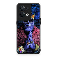 Thumbnail for Θήκη Oppo Reno8 5G PopArt Thanos από τη Smartfits με σχέδιο στο πίσω μέρος και μαύρο περίβλημα | Oppo Reno8 5G PopArt Thanos Case with Colorful Back and Black Bezels