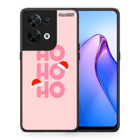 Thumbnail for Θήκη Oppo Reno8 5G Xmas Ho Ho Ho από τη Smartfits με σχέδιο στο πίσω μέρος και μαύρο περίβλημα | Oppo Reno8 5G Xmas Ho Ho Ho Case with Colorful Back and Black Bezels