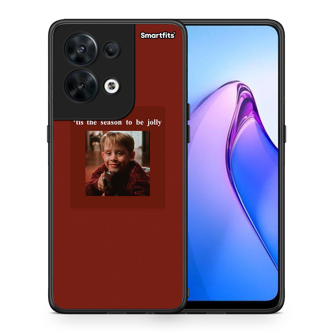 Θήκη Oppo Reno8 5G Xmas Ultimate Spirit από τη Smartfits με σχέδιο στο πίσω μέρος και μαύρο περίβλημα | Oppo Reno8 5G Xmas Ultimate Spirit Case with Colorful Back and Black Bezels