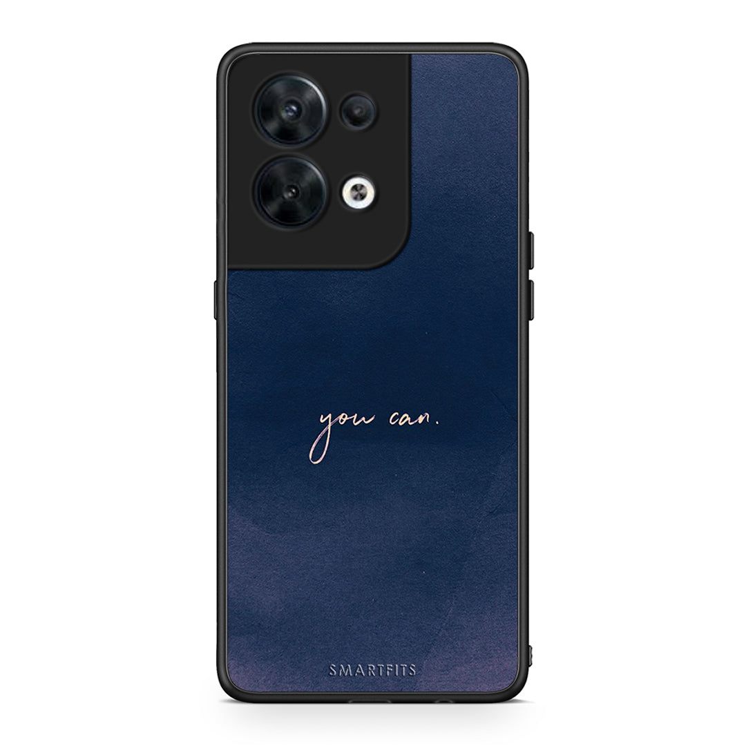 Θήκη Oppo Reno8 5G You Can από τη Smartfits με σχέδιο στο πίσω μέρος και μαύρο περίβλημα | Oppo Reno8 5G You Can Case with Colorful Back and Black Bezels