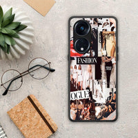 Thumbnail for Θήκη Oppo Reno8T 5G / A98 Collage Fashion από τη Smartfits με σχέδιο στο πίσω μέρος και μαύρο περίβλημα | Oppo Reno8T 5G / A98 Collage Fashion Case with Colorful Back and Black Bezels