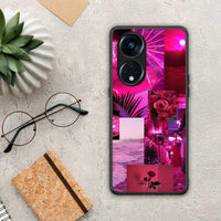 Thumbnail for Θήκη Oppo Reno8T 5G / A1 Pro Collage Red Roses από τη Smartfits με σχέδιο στο πίσω μέρος και μαύρο περίβλημα | Oppo Reno8T 5G / A1 Pro Collage Red Roses Case with Colorful Back and Black Bezels