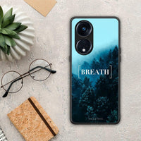 Thumbnail for Θήκη Oppo Reno8T 5G / A98 Quote Breath από τη Smartfits με σχέδιο στο πίσω μέρος και μαύρο περίβλημα | Oppo Reno8T 5G / A98 Quote Breath Case with Colorful Back and Black Bezels