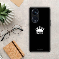 Thumbnail for Θήκη Oppo Reno8T 5G / A1 Pro Valentine Queen από τη Smartfits με σχέδιο στο πίσω μέρος και μαύρο περίβλημα | Oppo Reno8T 5G / A1 Pro Valentine Queen Case with Colorful Back and Black Bezels