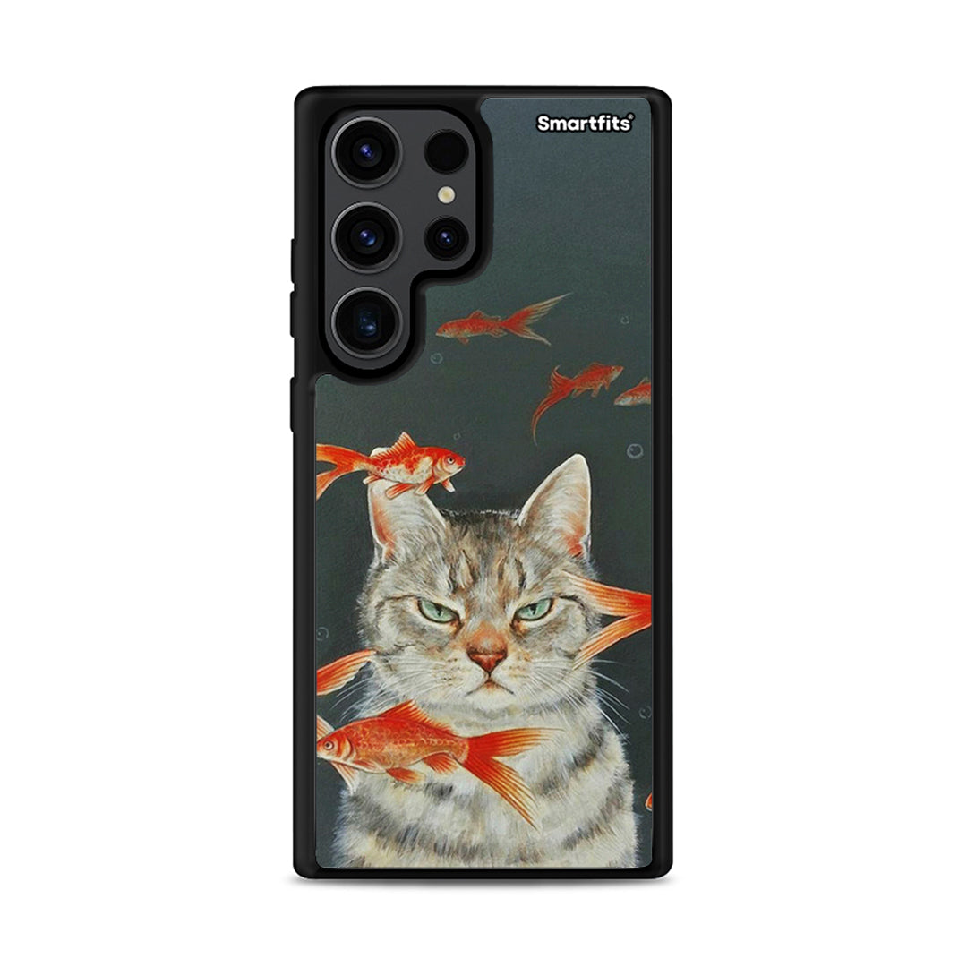 Cat Goldfish - Samsung Galaxy S23 Ultra Case