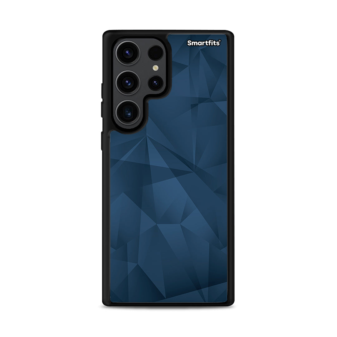 Geometric Blue Abstract - Samsung Galaxy S23 Ultra case