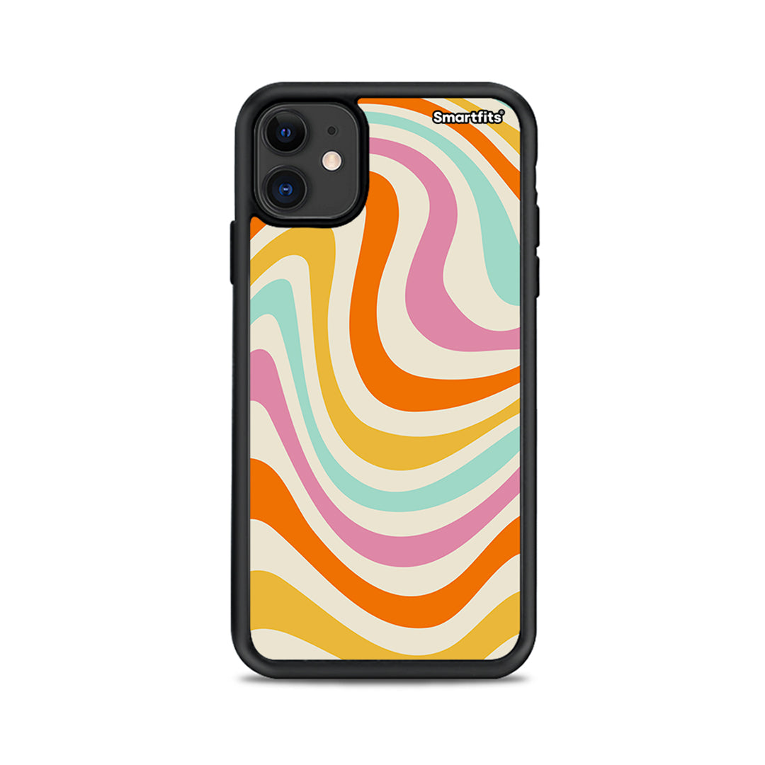 Colorful Waves - iPhone 11 case