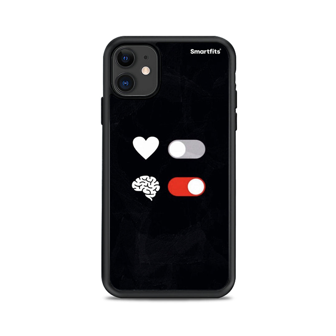 Heart vs Brain - iPhone 11 case