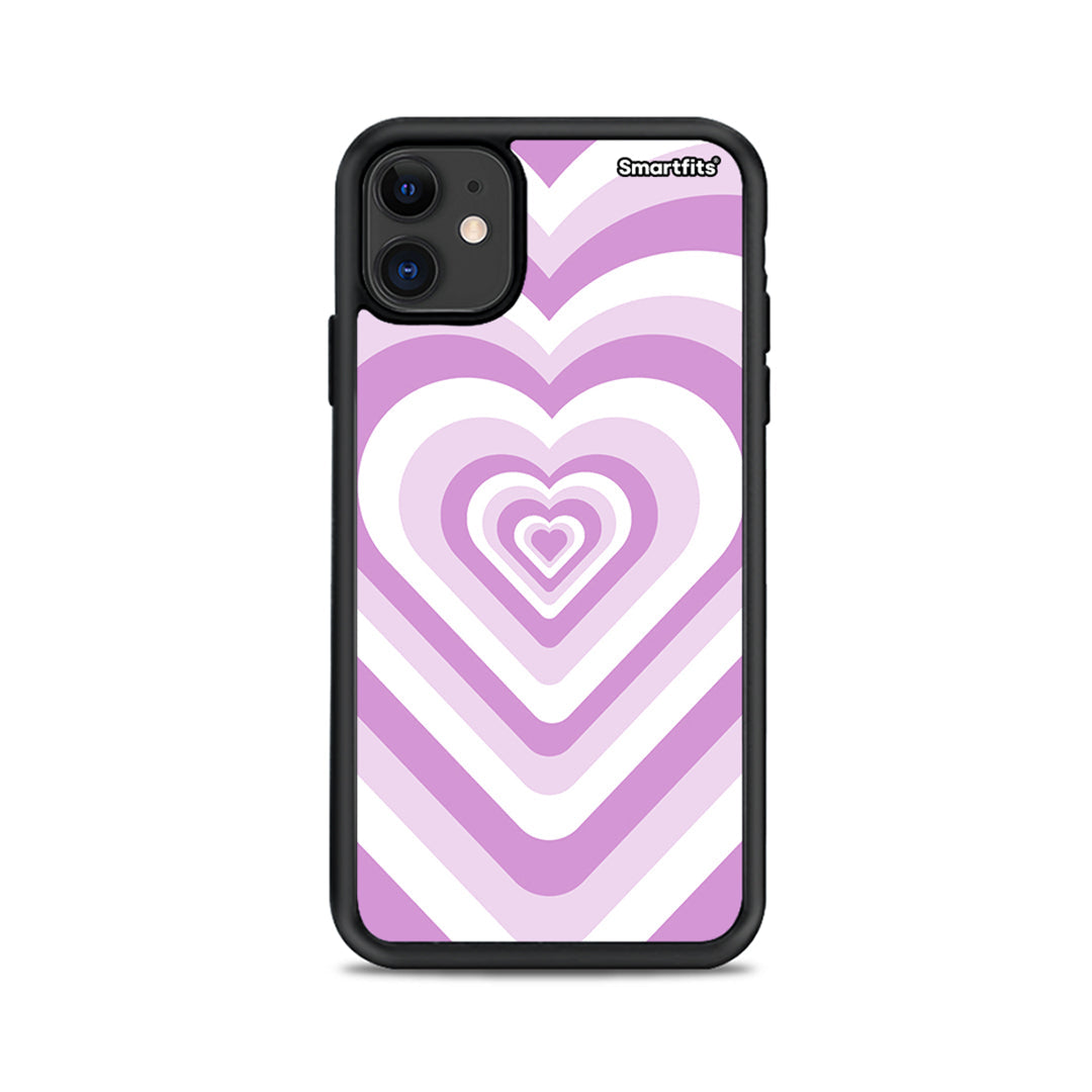 Lilac Hearts - iPhone 11 θήκη