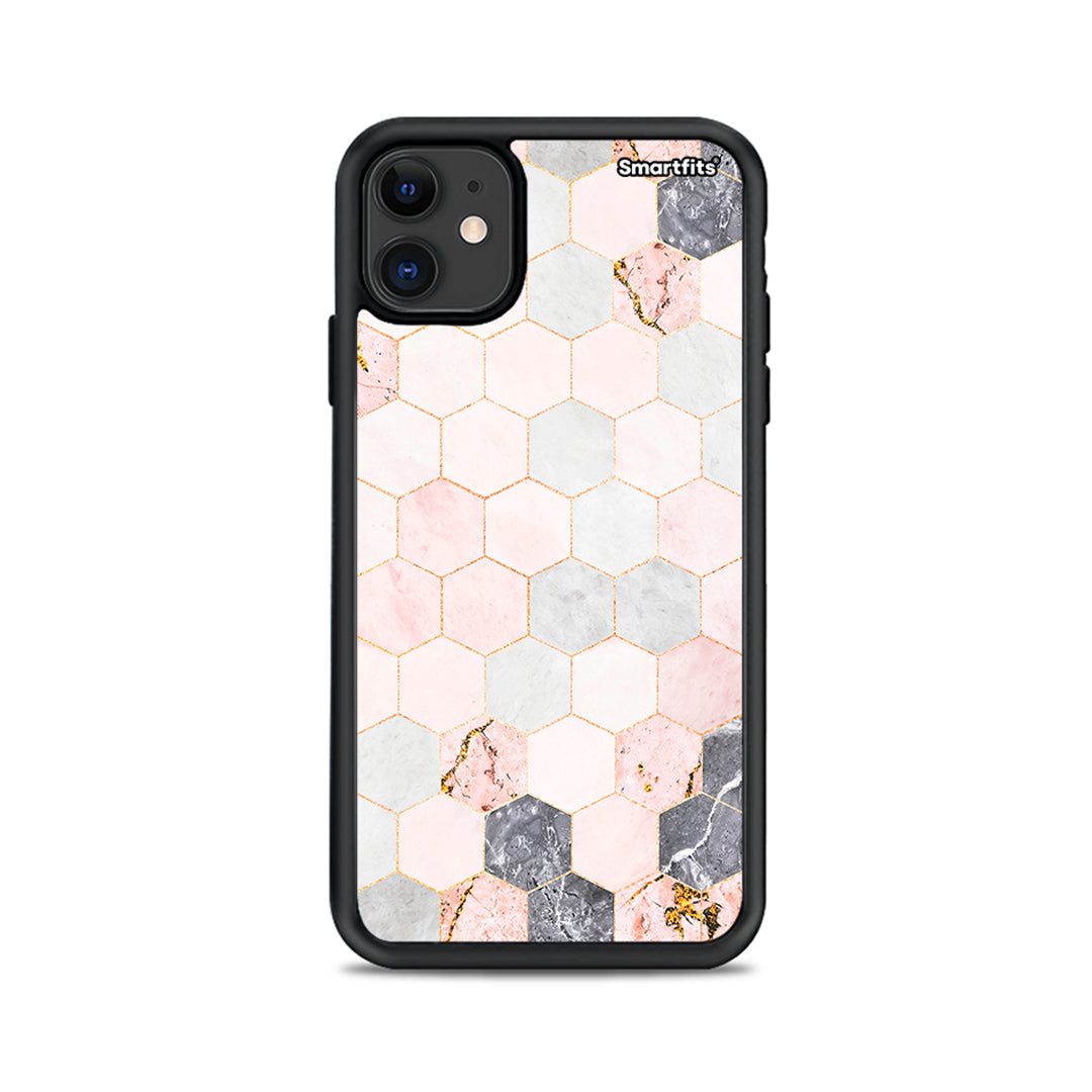 Marble Hexagon Pink - iPhone 11